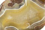 Tumbled Banded Agate Nodule - Kerrouchen, Morocco #324010-1